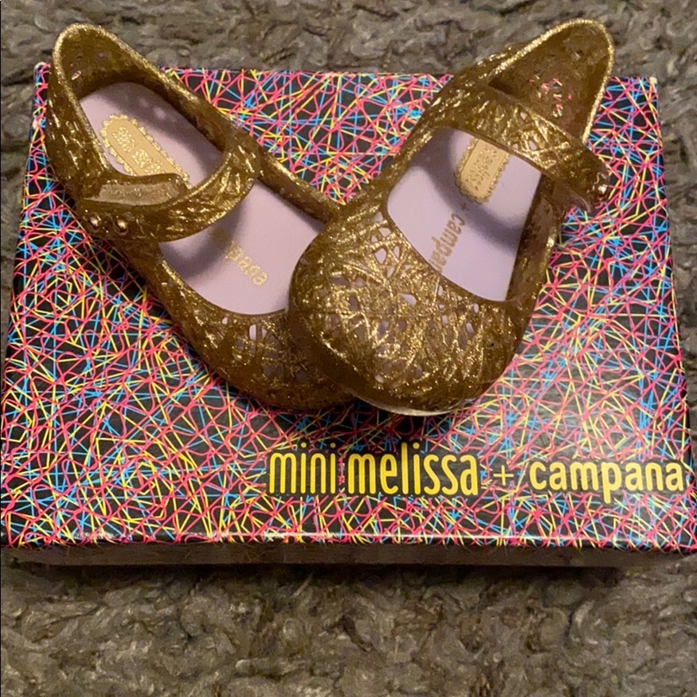 Mini Melissa + Campana Mary Jane flat